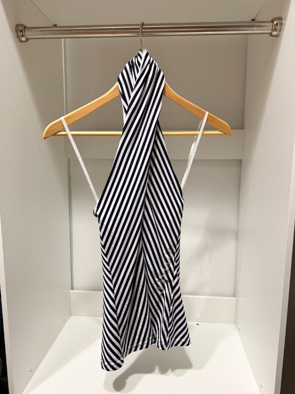 Ralph Lauren Classic Black/White Halter XS